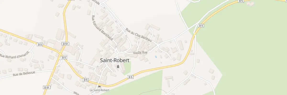 Plan du 5018 Le Bourg à Saint-Robert
