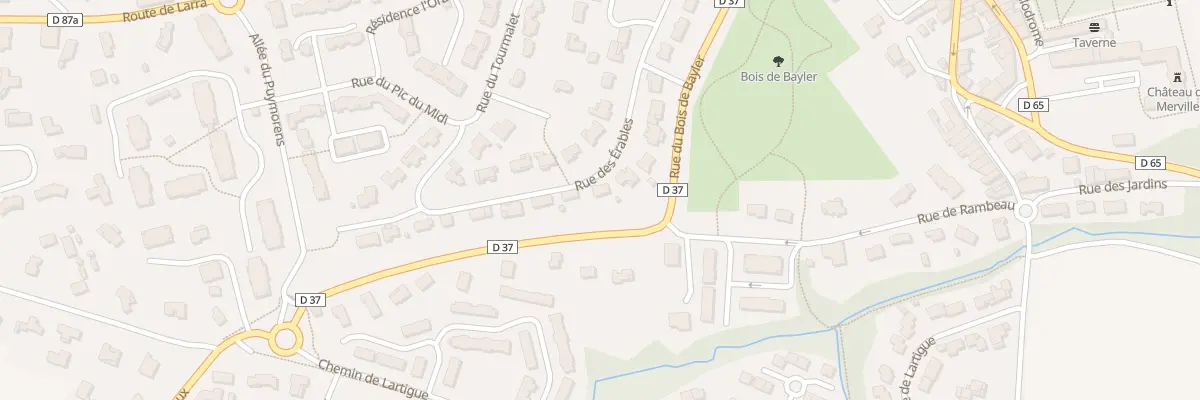 Plan du 25 Rue des Erables à Merville