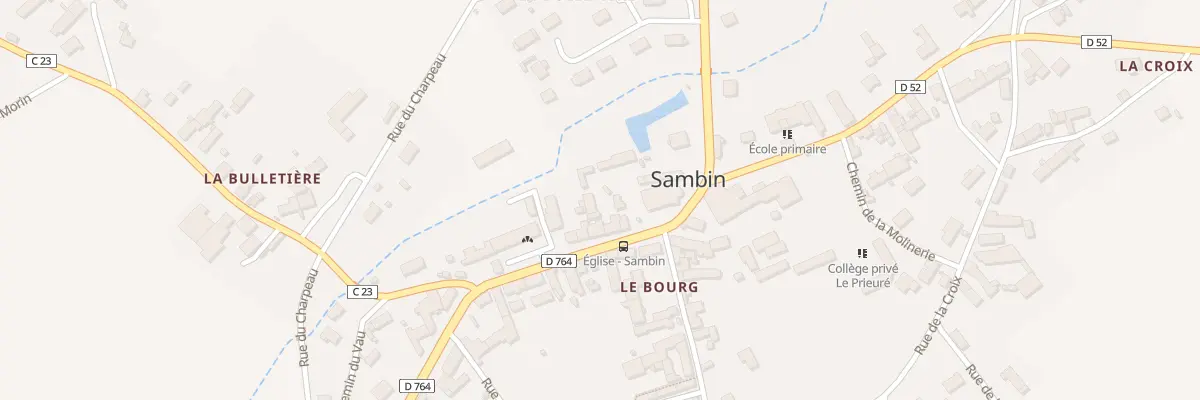 Plan du 21 Rue de la Fontaine St Urbain à Sambin
