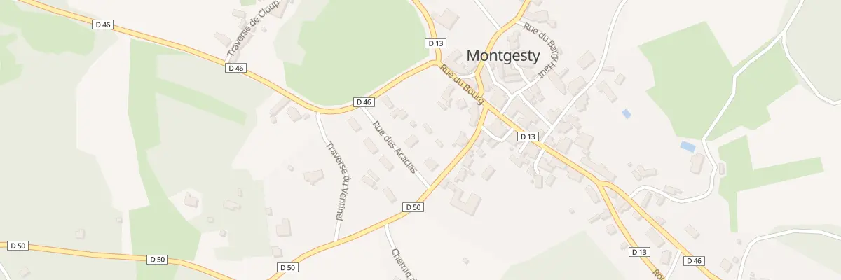 Plan du 54 Rue des Acacias à Montgesty