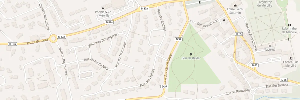 Plan du 11 Rue des Erables à Merville