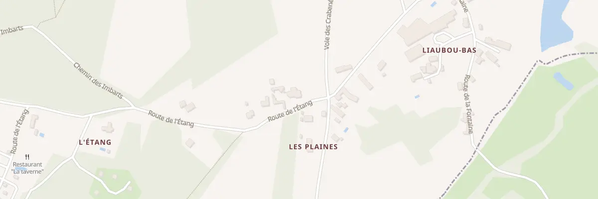 Plan du 46 Rte de l’Etang à Nabirat