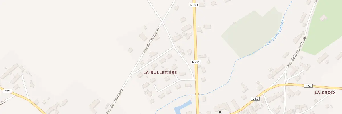 Plan du 10 Rue du Clos de la Bulletiere à Sambin