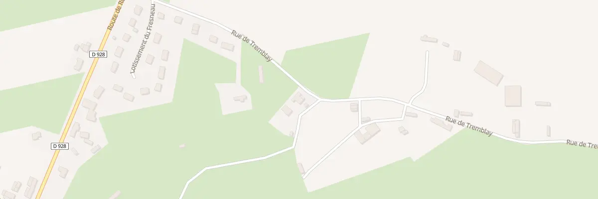 Plan du 327 Rue du Tremblay à Rocquemont