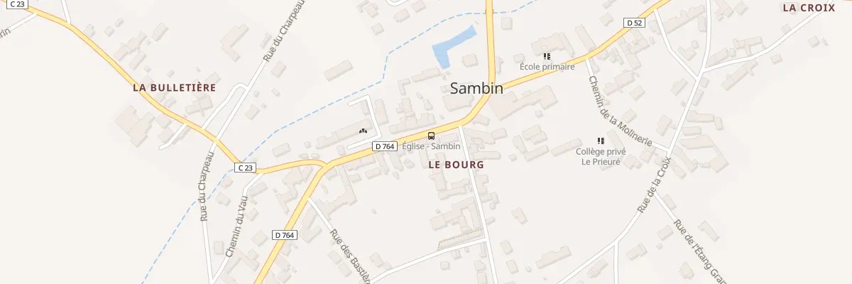 Plan du 24B Rue de la Fontaine St Urbain à Sambin