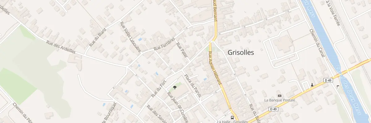 Plan du 12 Rue du Fort à Grisolles