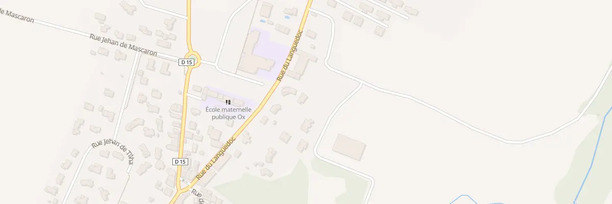 Plan du 25 Rue du Languedoc à Muret