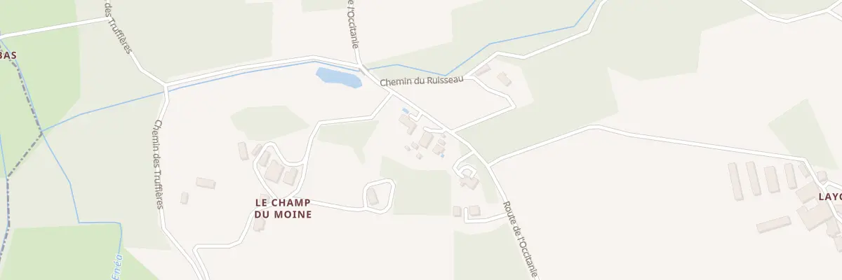 Plan du 594 Rte de l’Occitanie à Prats-de-Carlux