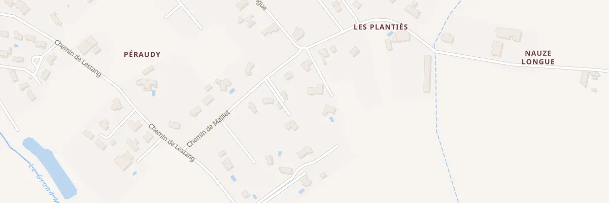 Plan du 210 Che de Maillet à Villemade