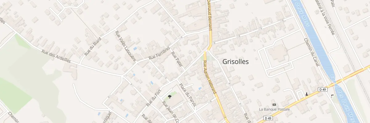 Plan du 8 Rue du Fort à Grisolles