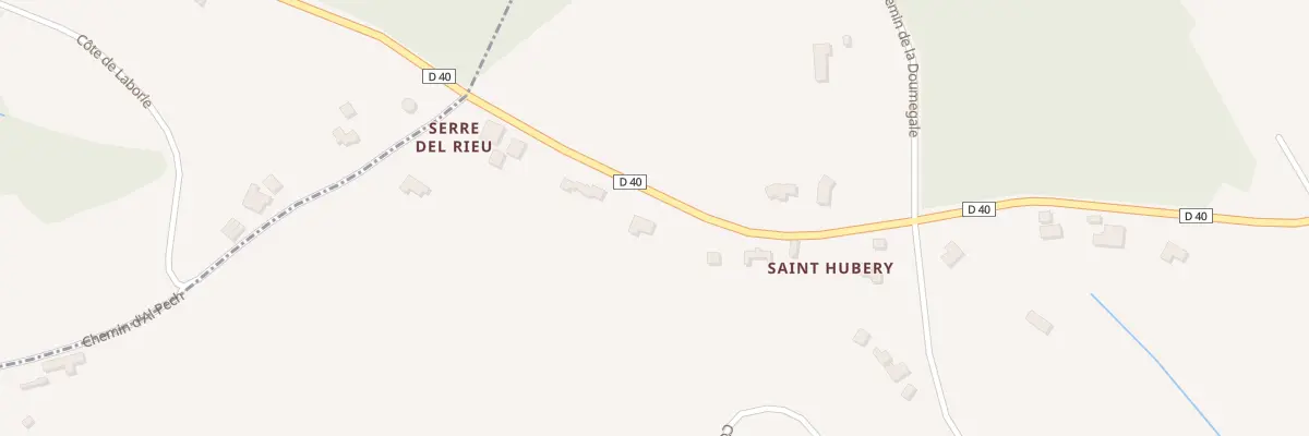 Plan du 175 Rte de Saint Hubery à Montastruc