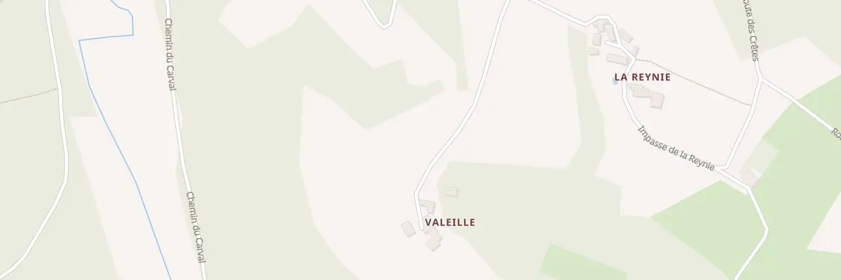Plan du 956 Valeille à La Cassagne