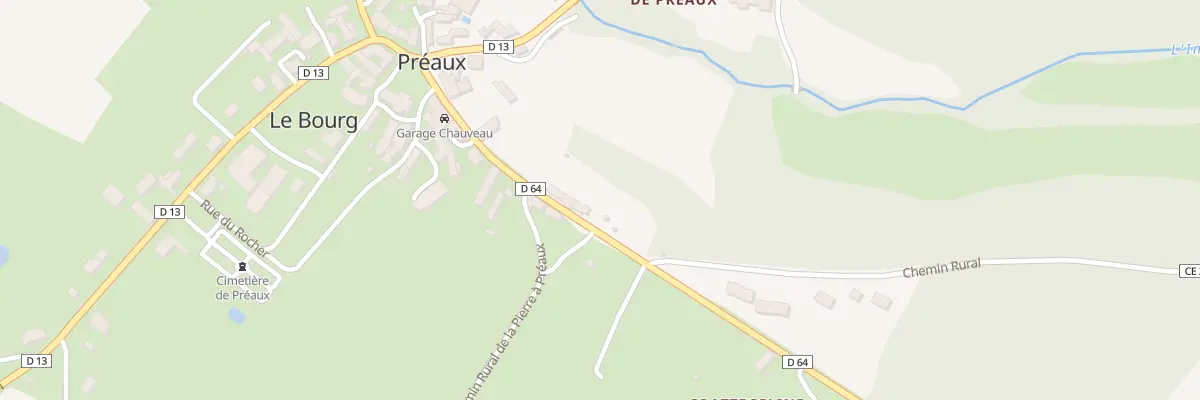 Plan du 5022 Le Bourg à Préaux