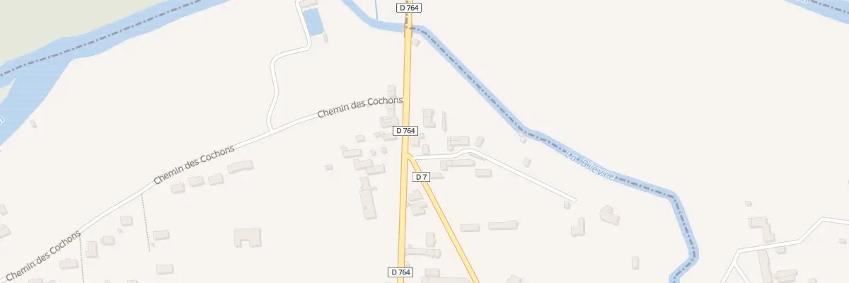 Plan du 1 Rue du Gué aux Loups à Monthou-sur-Bièvre