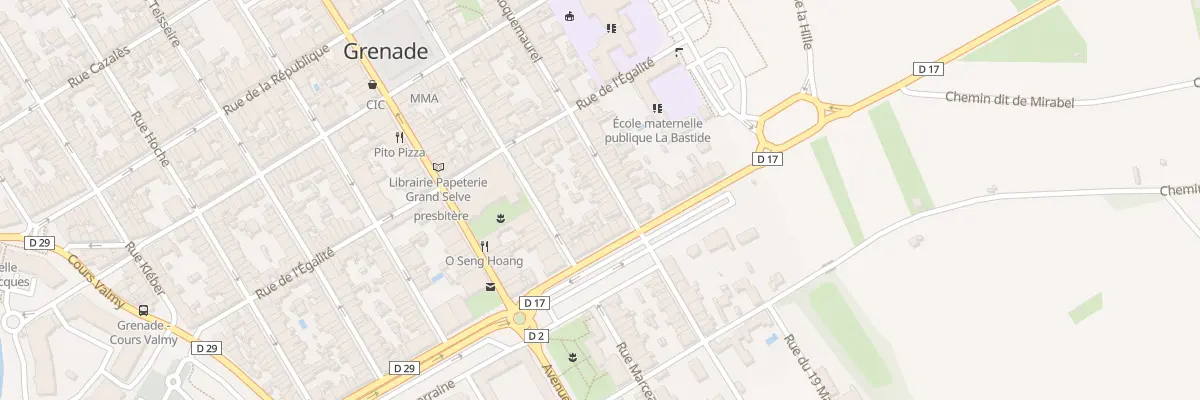 Plan du 5 Rue Roquemaurel à Grenade
