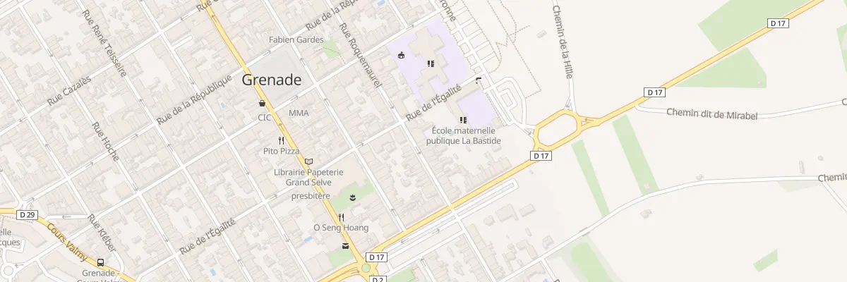 Plan du 26 Rue Roquemaurel à Grenade