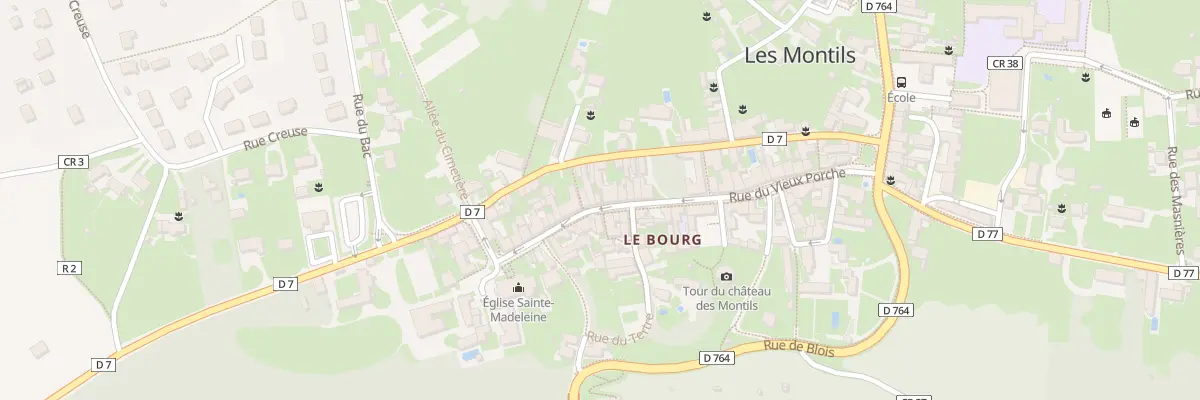 Plan du 37 Rue du Vieux Porche aux Montils