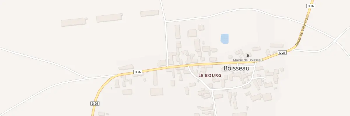 Plan du 20 Rue des Fontaines à Boisseau