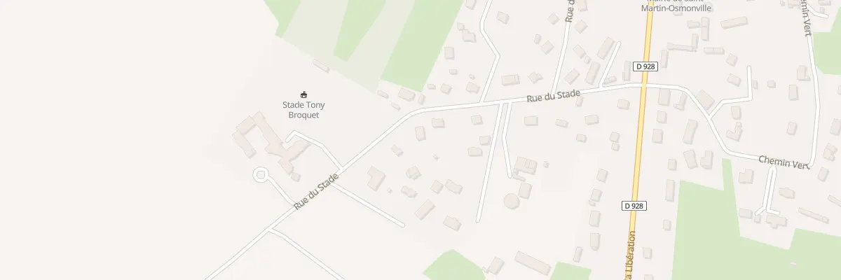 Plan du 11 Rue du Stade à Saint-Martin-Osmonville