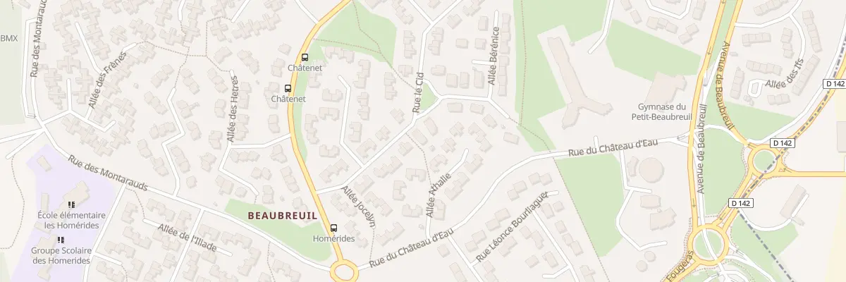 Plan du 23 Rue Le Cid à Limoges