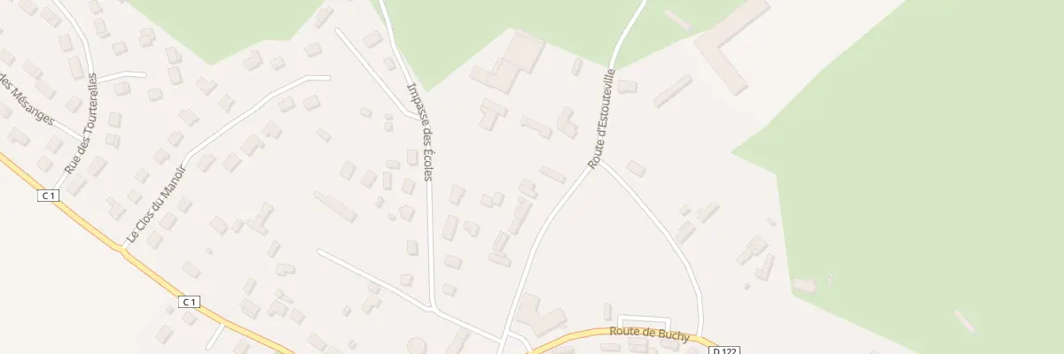Plan du 7029 Rte d’Estouteville à Vieux-Manoir