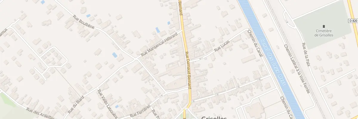 Plan du 19 Rue Darnaud-Bernard à Grisolles