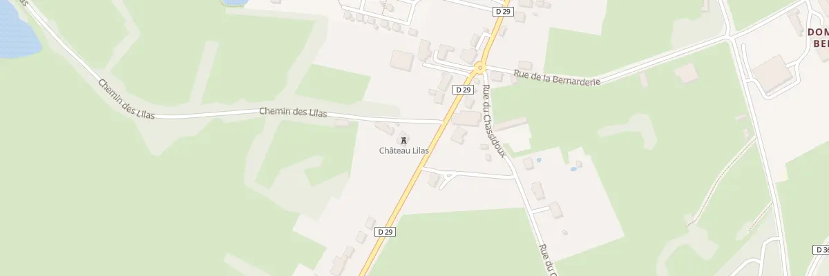 Plan du 6 Rue de la Croix du Chêne à Chaillac