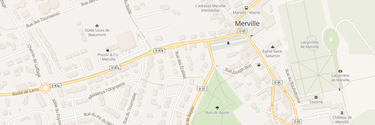 Plan du 2 Rue des Erables à Merville