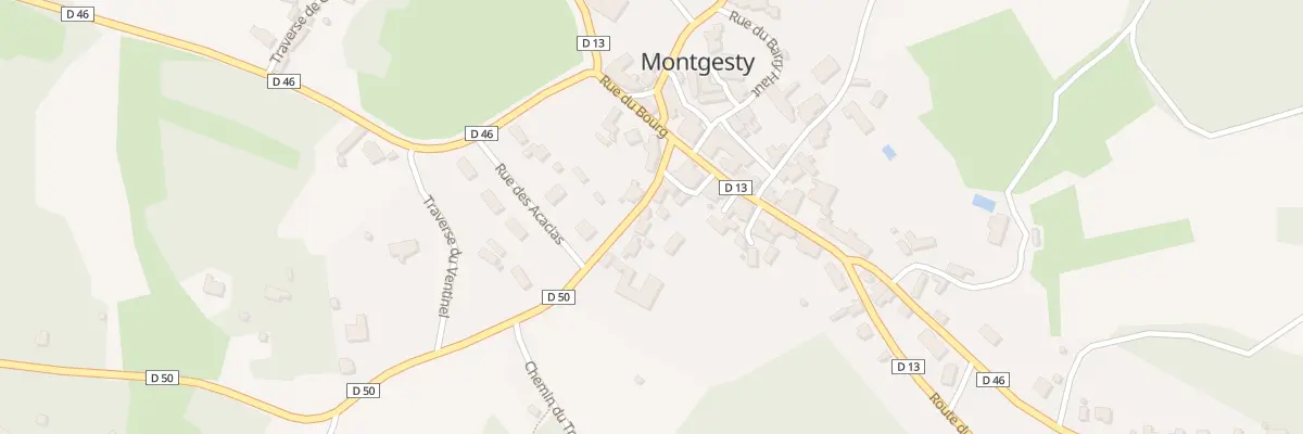 Plan du 49 Côte du Lac à Montgesty