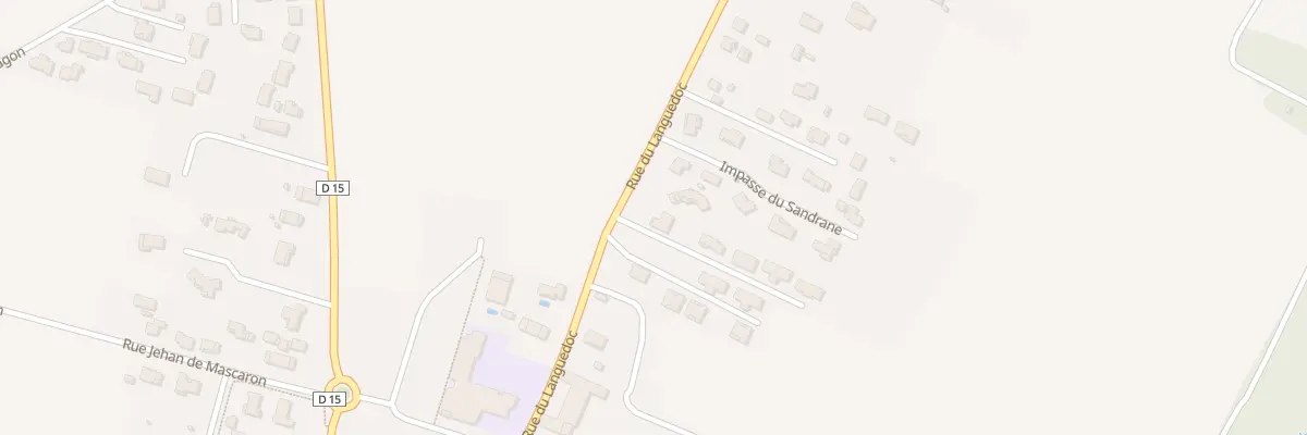 Plan du 45 Rue du Languedoc à Muret