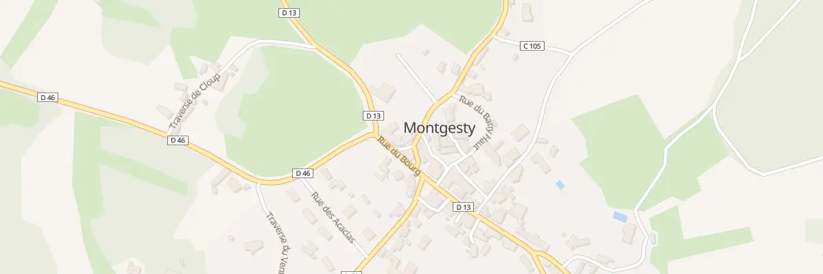 Plan du 37 Rue du Couvent à Montgesty
