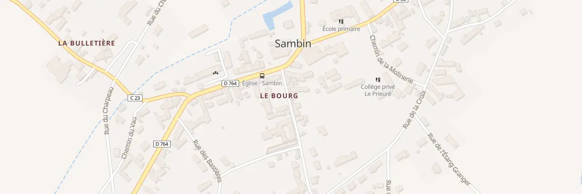 Plan du 9 Rue Sainte Néomoise à Sambin