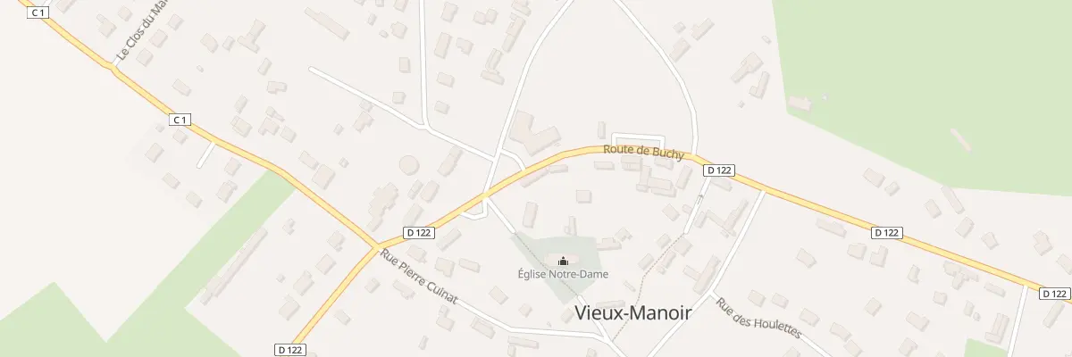 Plan du 122 Rte de Buchy à Vieux-Manoir