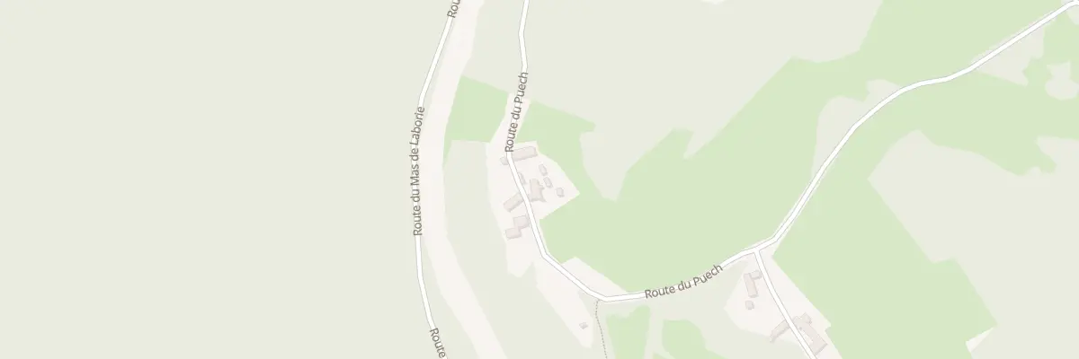 Plan du 323 Rte du Puech à Montgesty