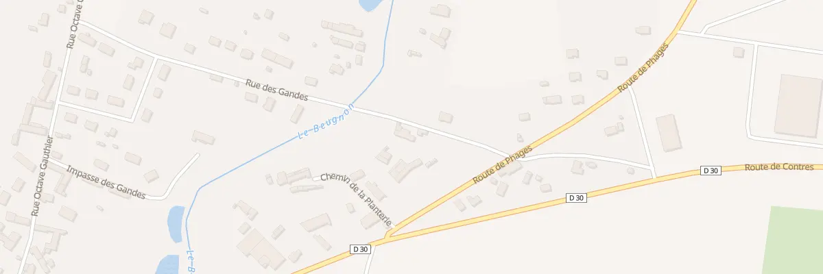 Plan du 24 Rue des Gandes au Controis-en-Sologne