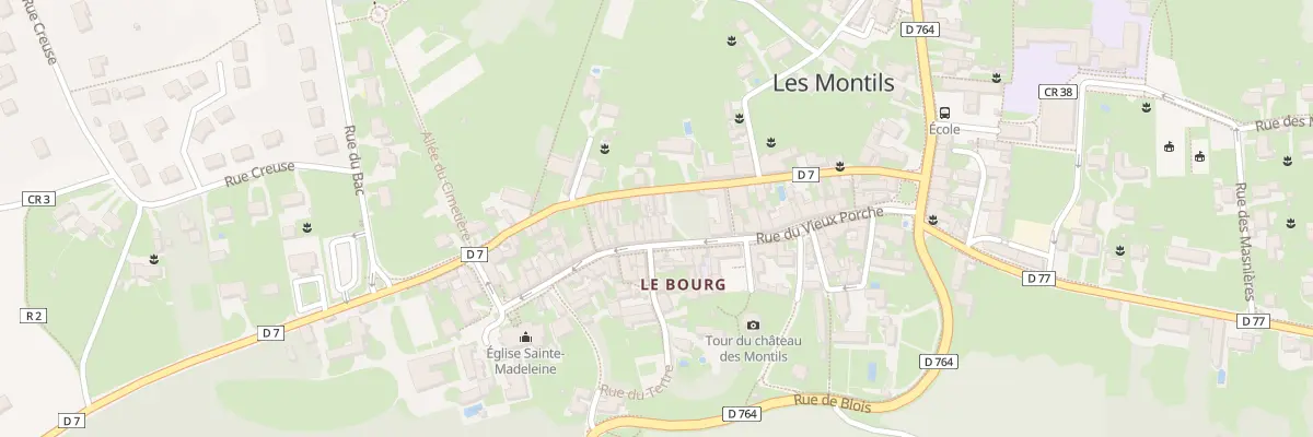 Plan du 29 Rue du Vieux Porche aux Montils