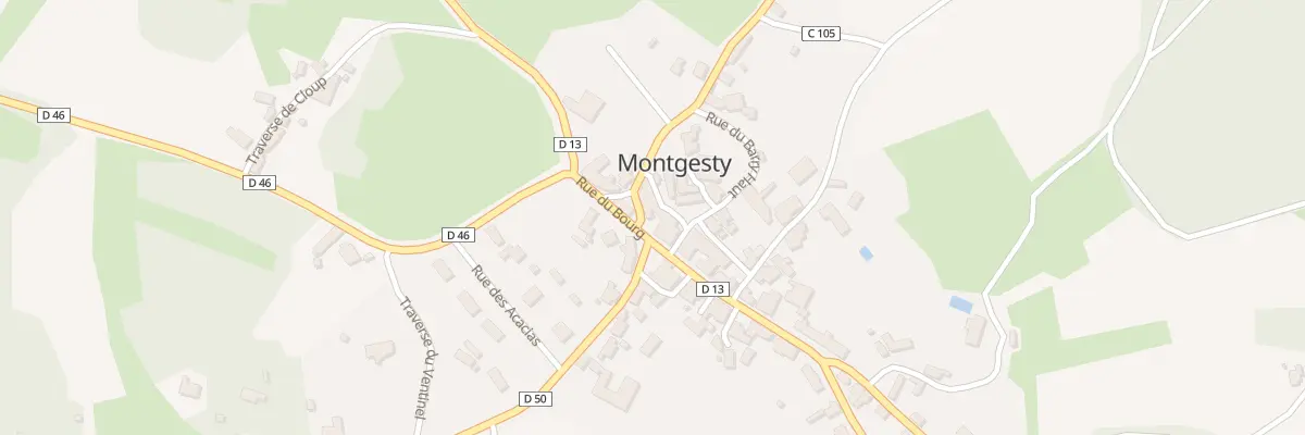 Plan du 8 Rue du Couvent à Montgesty