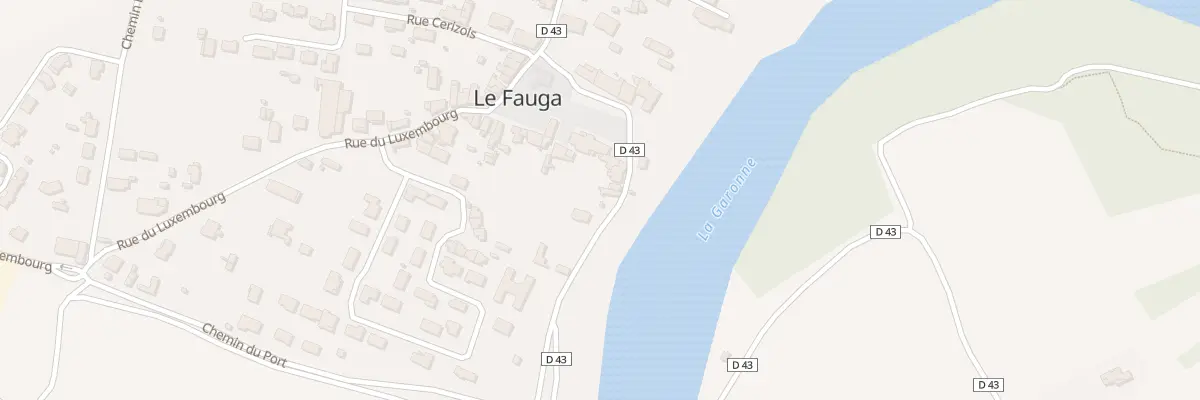 Plan du 6 Che du Bac au Fauga