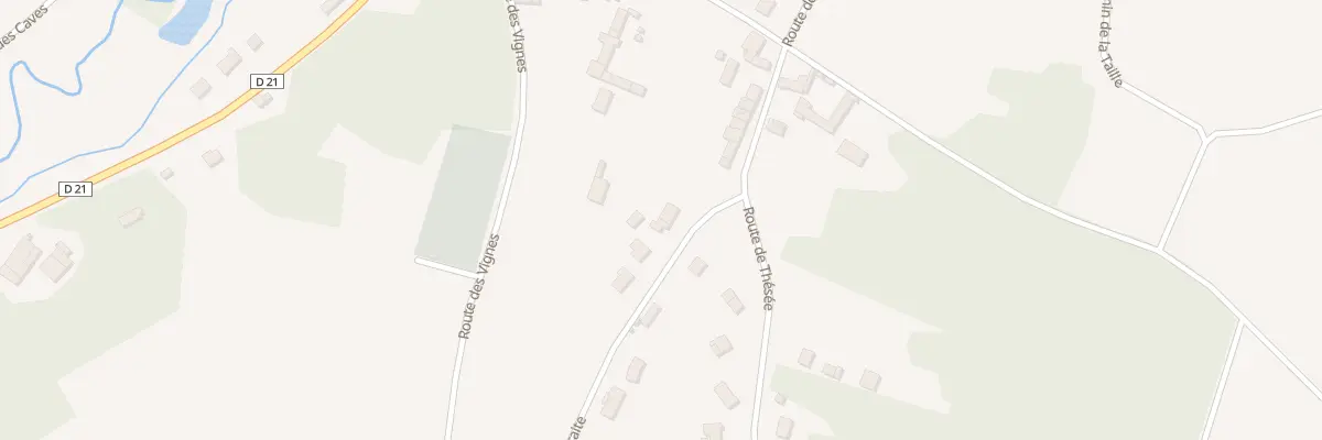 Plan du 2 Che de la Retraite à Monthou-sur-Cher