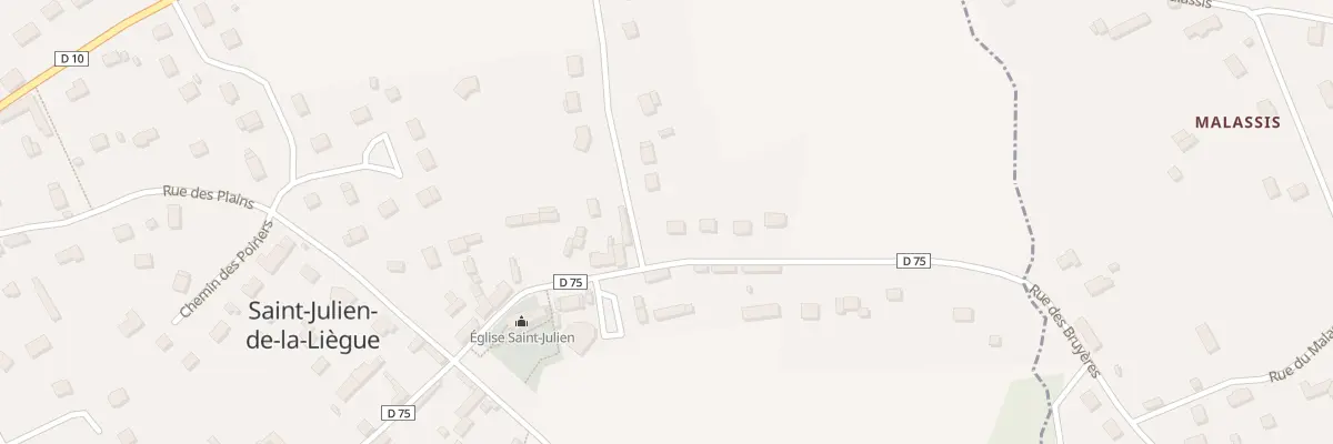 Plan du 18 Rue Saint-laurent à Saint-Julien-de-la-Liègue