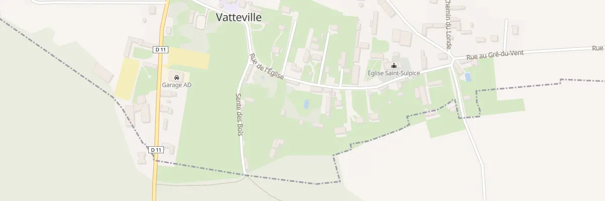 Plan du 6 Rue de l’Eglise à Vatteville