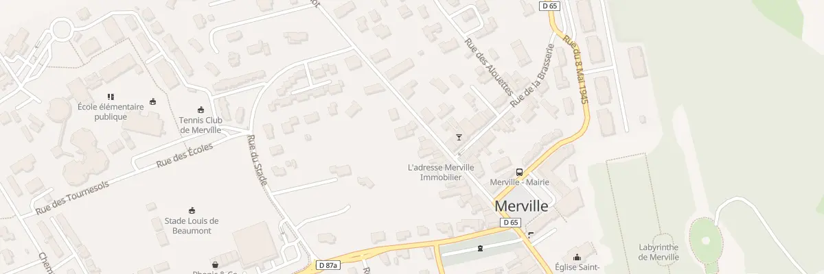 Plan du 98 Rue de Guinot à Merville