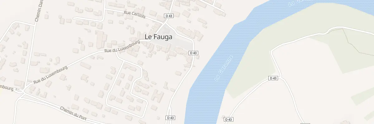 Plan du 2 Che du Bac au Fauga