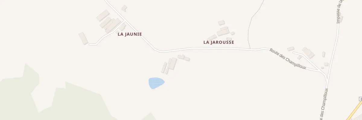 Plan du 5183 La Jeunie à Ségur-le-Château