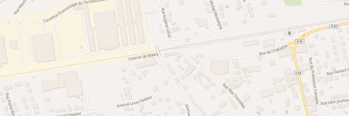 Plan du 53T Rue Max Tourailles à Terrasson-Lavilledieu