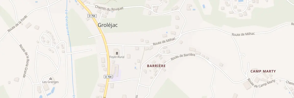 Plan du 92 Barriere à Groléjac
