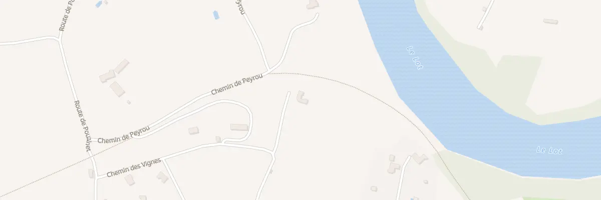 Plan du 5821 Le Peyrou à Luzech