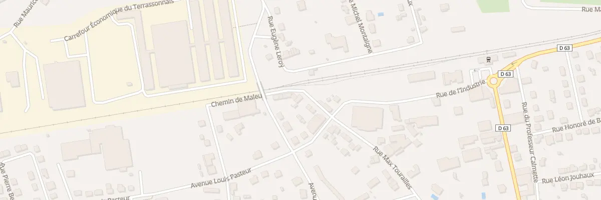 Plan du 53 Rue Max Tourailles à Terrasson-Lavilledieu