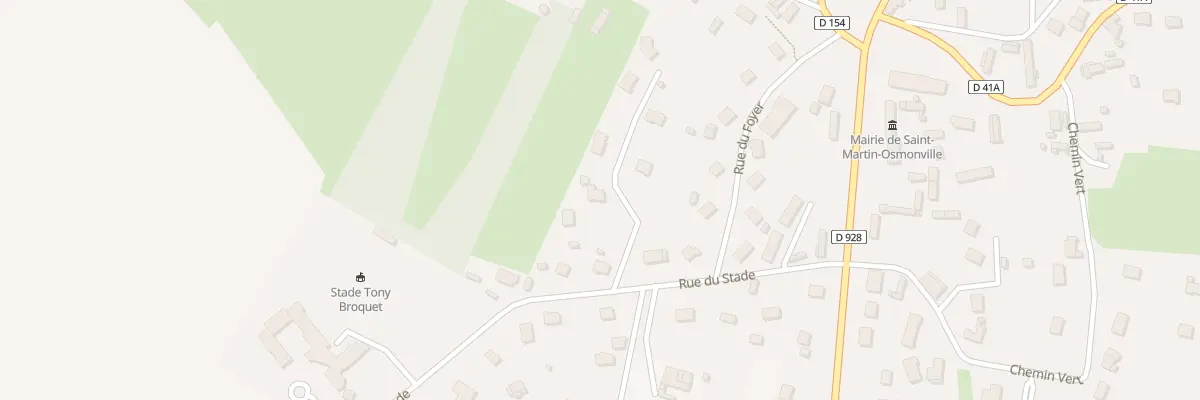 Plan du 5392 Rue du Stade à Saint-Martin-Osmonville