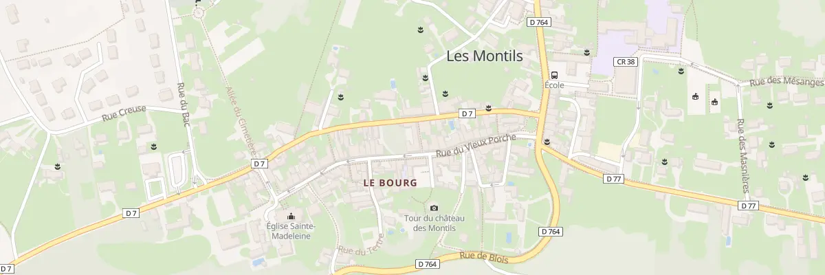 Plan du 25 Rue du Vieux Porche aux Montils